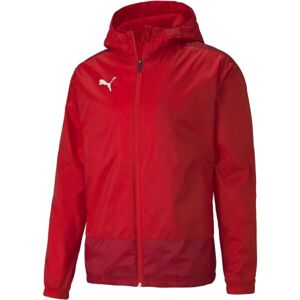 Puma TEAMGOAL 23 TRAINING RAIN JACKET Pánska športová bunda, červená, veľkosť XXL