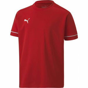 Puma TEAM GOAL TRAINING JERSEY CORE JR Chlapčenské tričko, červená, veľkosť 140