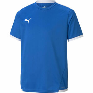 Puma TEAM LIGA JERSEY JR Juniosrské futbalové tričko, modrá, veľkosť 128
