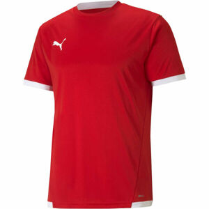 Puma TEAM LIGA JERSEY Pánske futbalové tričko, červená, veľkosť XL