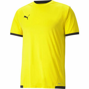 Puma TEAM LIGA JERSEY Pánske futbalové tričko, žltá, veľkosť XL