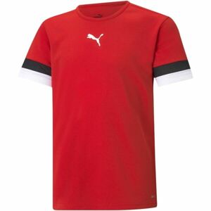 Puma TEAMRISE JERSEY JR Detské tričko, červená, veľkosť 116