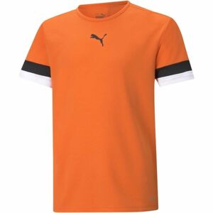 Puma TEAMRISE JERSEY JR Detské tričko, oranžová, veľkosť 152