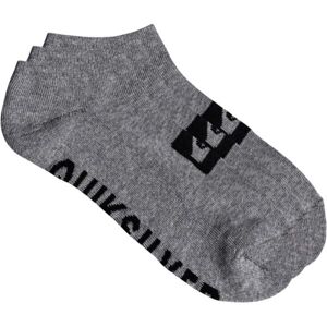 Quiksilver 3 ANKLE PACK SOCK M Pánske ponožky, sivá, veľkosť 40-45