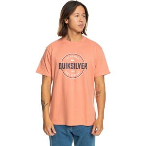 Quiksilver CIRCLE UP Pánske tričko, khaki, veľkosť XL