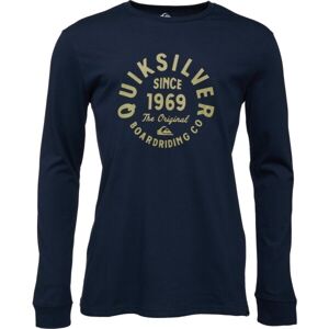 Quiksilver CIRCLED SCRIPT FRONT Pánske tričko, modrá, veľkosť 2XL