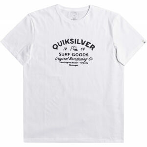 Quiksilver CLOSED CAPTION SS Pánske tričko, biela, veľkosť L
