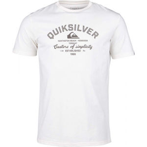 Quiksilver CREATORS OF SIMPLICITY SS II Pánske tričko, biela, veľkosť S