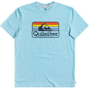 Quiksilver DREAMERS OF THE SHORE SS Pánske tričko, svetlomodrá, veľkosť S