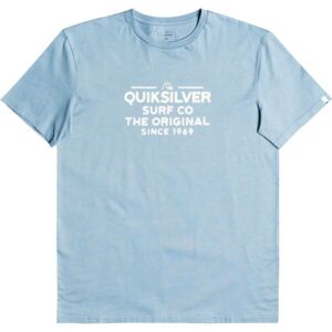 Quiksilver FEEDINGLINE M TEES Pánske tričko, svetlomodrá, veľkosť XL