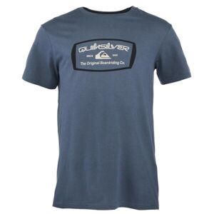 Quiksilver QS MIND BARREL SS Pánske tričko, modrá, veľkosť XL