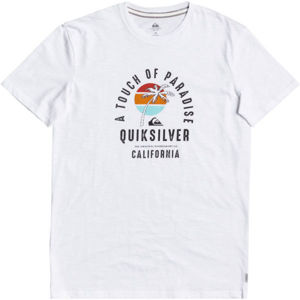 Quiksilver QUIET HOUR SS Pánske tričko, biela, veľkosť S