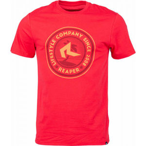 Reaper STAMP červená XL - Pánske tričko