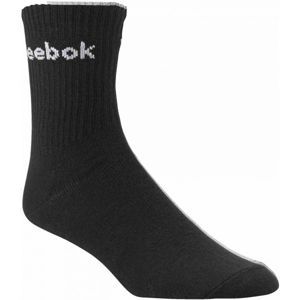 Reebok ROYAL UNISEX CREW SOCKS Ponožky, čierna, veľkosť 43 - 46