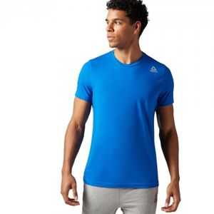 Reebok ELEMENTS CLASSIC TEE modrá S - Pánske tričko