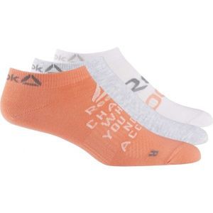Reebok FOUND W 3P INVISBLE SOCK biela 39 - 42 - Dámske ponožky