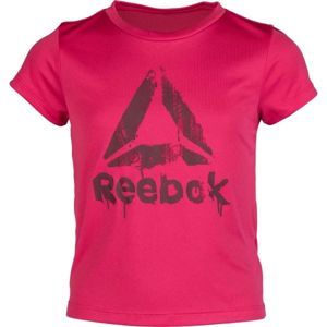 Reebok GIRLS WORKOUT READY T-SHIRT ružová 9-10 - Dievčenské tričko