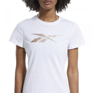 Reebok TRAINING ESSENTIALS VECTOR GRAPHIC TEE Dámske tričko, biela, veľkosť XL
