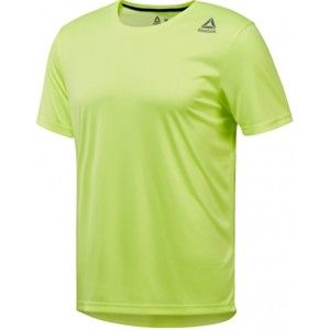 Reebok RUN SS TEE M svetlo zelená XXL - Pánske športové tričko