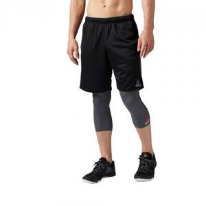 Reebok WORKOUT READY KNIT SHORT čierna XL - Pánske tréningové šortky