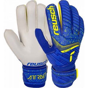 Reusch ATTRAKT SOLID Futbalové rukavice, modrá,žltá,biela, veľkosť