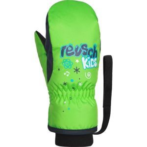 Reusch KIDS MITTEN Detské lyžiarske rukavice, zelená, veľkosť