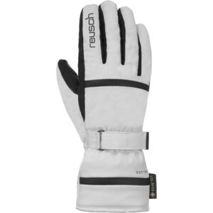 Reusch ALESSIA GORE-TEX Dámske lyžiarske rukavice, biela, veľkosť 8