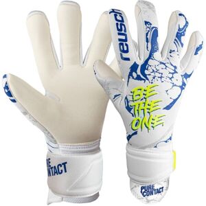Reusch PURE CONTACT SILVER Futbalové brankárske rukavice, biela, veľkosť 11