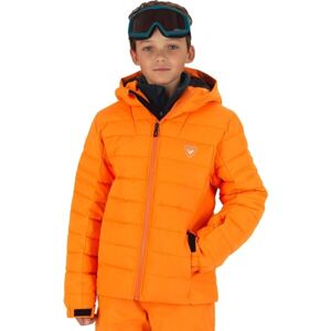Rossignol BOY RAPIDE JKT Chlapčenská  lyžiarska bunda, oranžová, veľkosť 16
