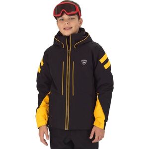 Rossignol SKI JKT Chlapčenská  lyžiarska bunda, čierna, veľkosť 16
