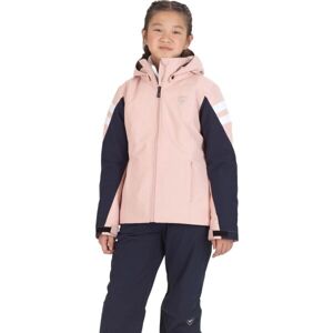 Rossignol GIRL SKI JKT Dievčenská lyžiarska bunda, ružová, veľkosť 12