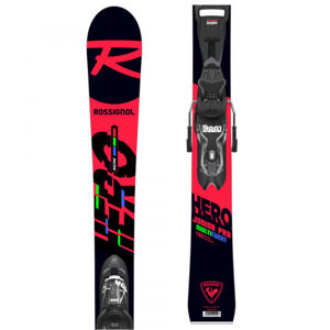 Rossignol HERO JR MULTI-EVENT+XPRESS 7 GW Juniorské zjazdové lyže, čierna, veľkosť