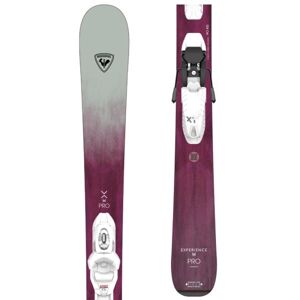 Rossignol EXPERIENCE W PRO KID-X + KID 4 GW Dievčenské zjazdové lyže, fialová, veľkosť 116