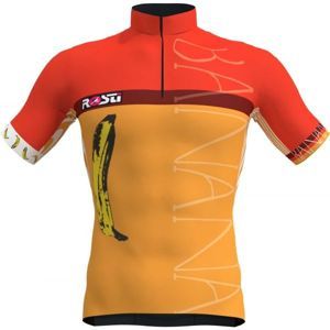 Rosti BANANA oranžová 4xl - Pánsky cyklistický dres