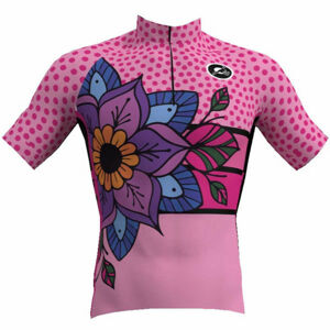 Rosti MANDALA W Dámsky cyklistický dres, ružová, veľkosť L