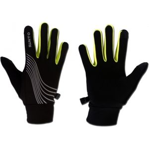 Runto WARRIOR Bežecké rukavice, čierna, veľkosť M/L