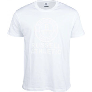 Russell Athletic TONAL S/S CREWNECK TEE SHIRT biela L - Pánske tričko