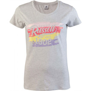 Russell Athletic REVEAL S/S CREWNECK TEE SHIRT Dámske tričko, sivá, veľkosť XS