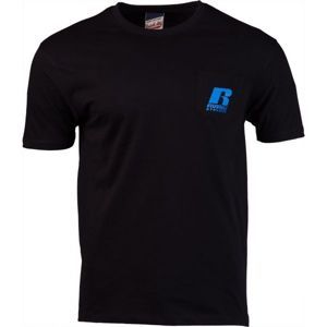 Russell Athletic POCKET TEE Pánske tričko, čierna,modrá, veľkosť
