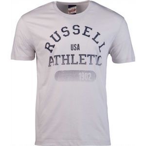 Russell Athletic RUSSELL ATH PRINTED Pánske tričko, sivá,tmavo modrá, veľkosť