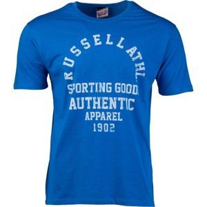 Russell Athletic SPORTING GOODS TEE Pánske tričko, modrá,biela, veľkosť