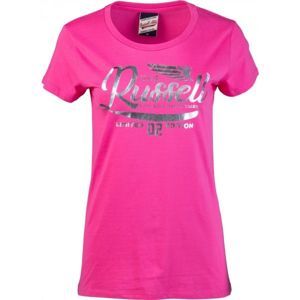 Russell Athletic WINGS S/S TEE ružová S - Dámske tričko