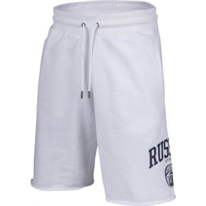 Russell Athletic ATH COLLEGIATE RAW SHORT Pánske šortky, biela, veľkosť M