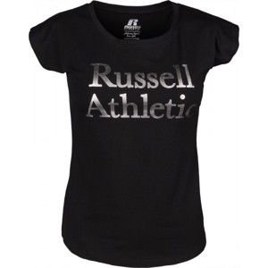 Russell Athletic ATHLETIC  SILVER TEE čierna L - Dámske tričko