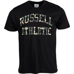 Russell Athletic CAMO PRINTED S/S TEE SHIRT Pánske tričko, čierna,mix, veľkosť