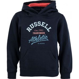Russell Athletic CHLAPČENSKÁ MIKINA tmavo modrá 128 - Moderná chlapčenská mikina