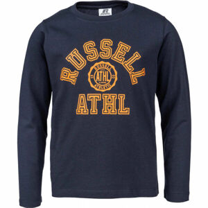 Russell Athletic L/S CREWNECK TEE SHIRT Detské tričko, tmavo modrá, veľkosť 164