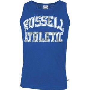 Russell Athletic COMBO SINGLET WITH CLASSIC ARCH LOGO PRINT modrá L - Pánske tielko