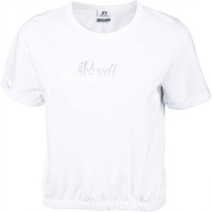 Russell Athletic CROPPED TOP Dámske tričko, biela, veľkosť XL