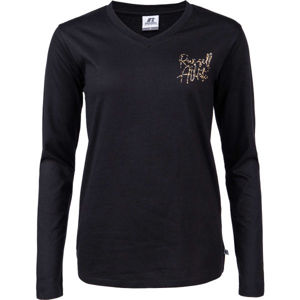 Russell Athletic L/S CREWNECK TEE SHIRT Dámske tričko, čierna, veľkosť S